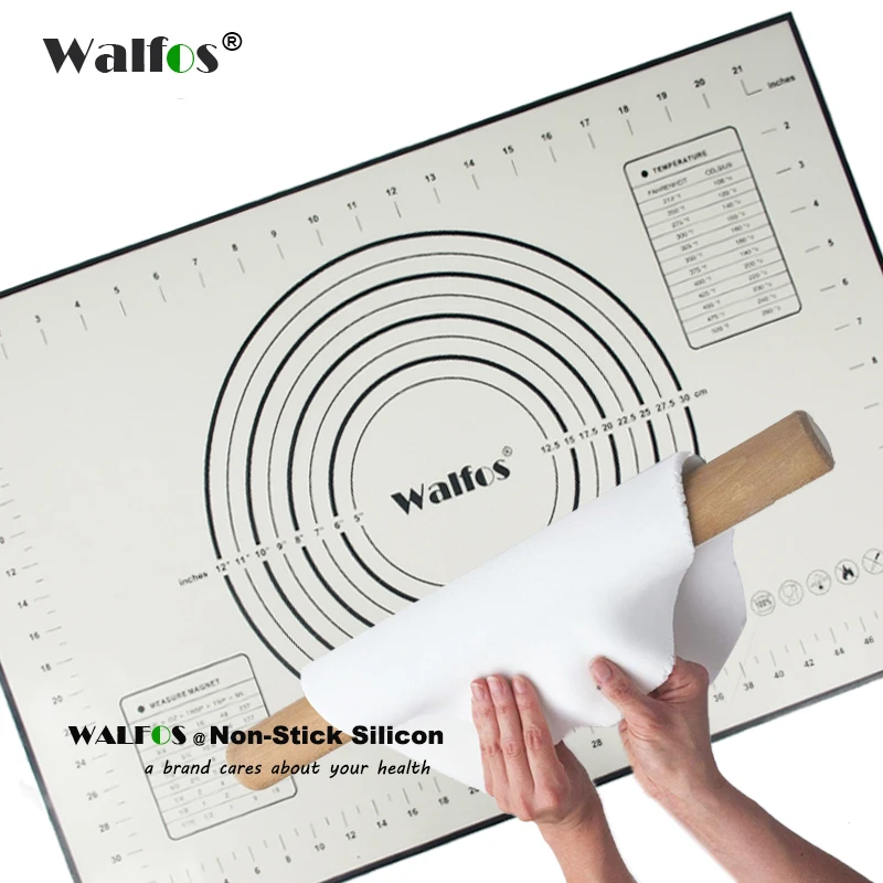 aliexpress buy walfos 40 60cm large size of silicone baking mat attach scale kneading aliexpress buy walfos 40 60cm large size of silicone baking mat attach scale kneading