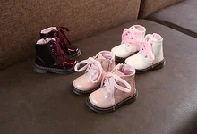 Size21-36 детские сапоги Martin для девочек из искусственной кожи непромокаемые сапоги зимние детские зимние сапоги резиновые ботинки для девочек Size21-36 детские сапоги Martin для девочек из искусственной кожи непромокаемые сапоги зимние детские зимние сапоги резиновые ботинки для девочек