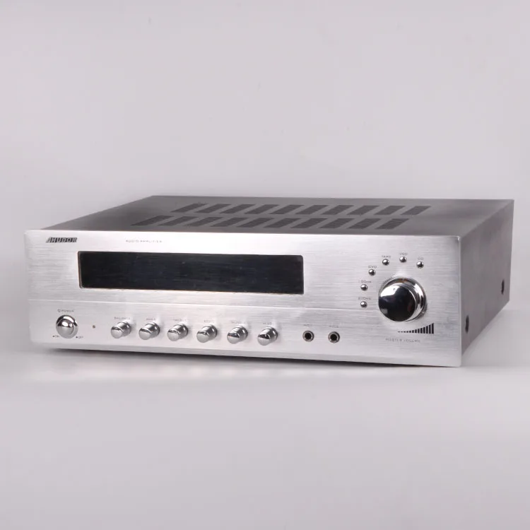 DS9702 алюминиевый сплав KTV аудио усилитель домашний караоке профессиональный мощный домашний компьютер HiFi усилитель