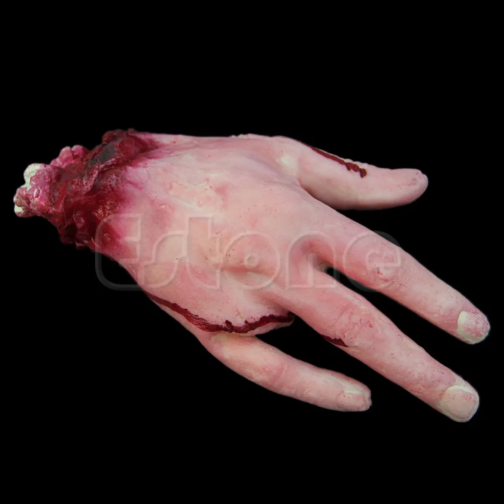 Halloween Horror Props Lifesize Party Bloody Hand Haunted House Scary Decoration