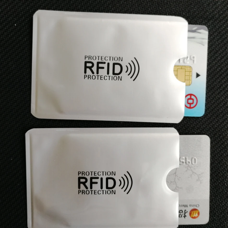 3 шт Анти Rfid кошелек Блокировка ридер замок банк держатель для карт Id карта защита Бизнес Кредитная карта кошелек Алюминий HB237a