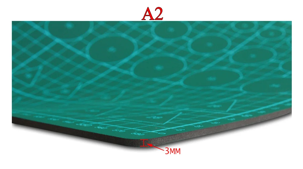 A1 A2 A3 A4 ПВХ коврик для резки Прочный самовосhealing вающийся DIY швейный студенческий художественный бумажный режущий гравировальный коврик Кожаный инструмент для рукоделия