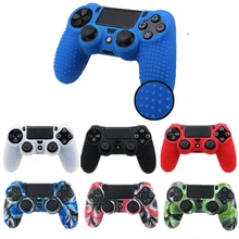 1 Uds funda antideslizante de silicona para Sony PlayStation DualShock 4 PS4 DS4 Pro Slim Controller & Stick protector de agarre