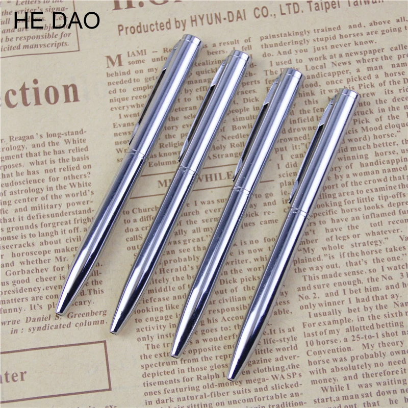 Mini Metal Ballpoint Pen Rotating Pocket size Pen Portable Ball Point
