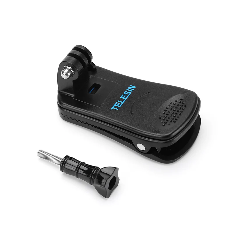 Backpack Clip Clamp Mount 360 Degree Rotary Hat Belt Clip For GoPro Hero 6 5 4 3 2 Xiaomi Yi 1 4K SJCAM Action Camera Accessories (1)