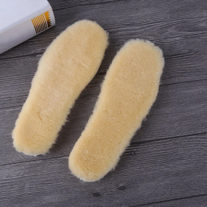 

New Style 3 Pairs Insoles Warm Artificial Cashmere Snow Boots Shoes Pads For Winter Adult Women Men