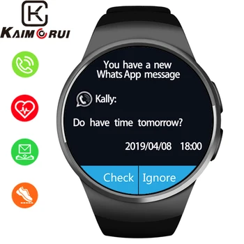 

Smart Watch Men IP67 Waterproof Bluetooth Music Heart Rate Monitor Smart Tracker SIM TF Card for IOS Android Watch Phone