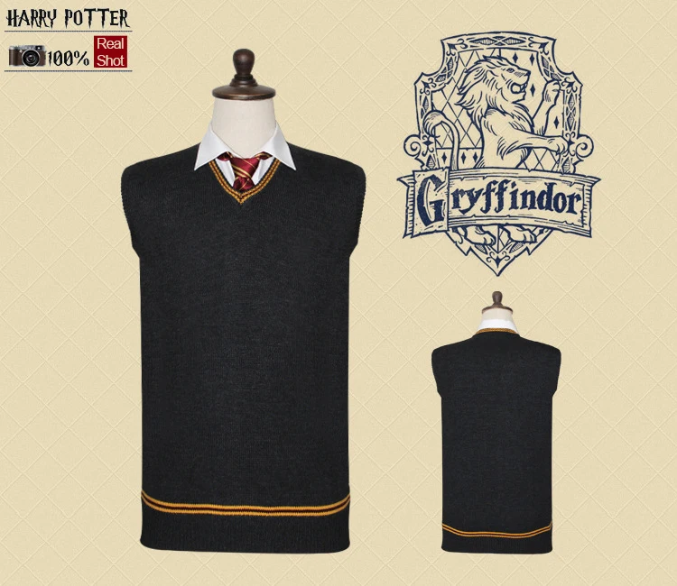 Свитер Gryffindor косплей на Гриффиндор костюмы Слизерин четыре волшебный школьный свитер костюм для Харриса костюм