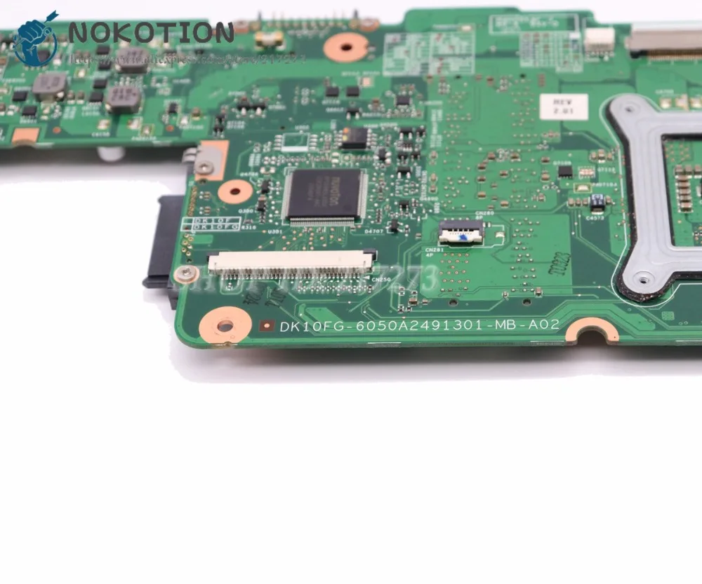 Материнская плата NOKOTION для ноутбука Toshiba Satellite S855 C855 L855 HM76 DDR3 HD7670M