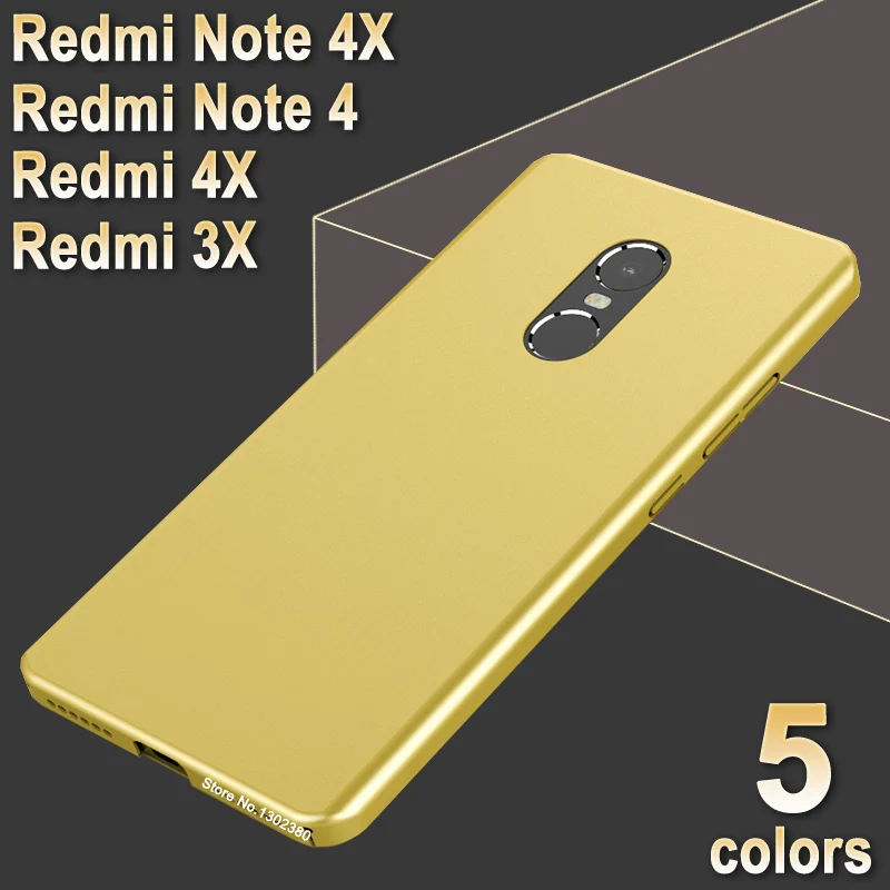 Чехол для Xiomi Xiaomi Redmi 3X пластиковый премиум чехол 4X новейший брендовый note 4x Pro 4 X|case