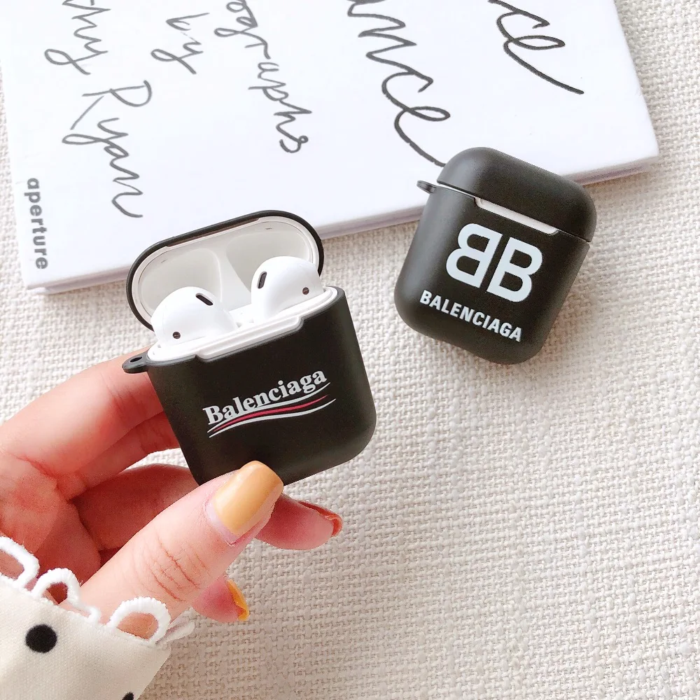 Kaws OW off BB sport brand jordon Soft Case for AirPods Wireless Earphone Charging Box Cover Bag for Apple AirPods 2 Protective