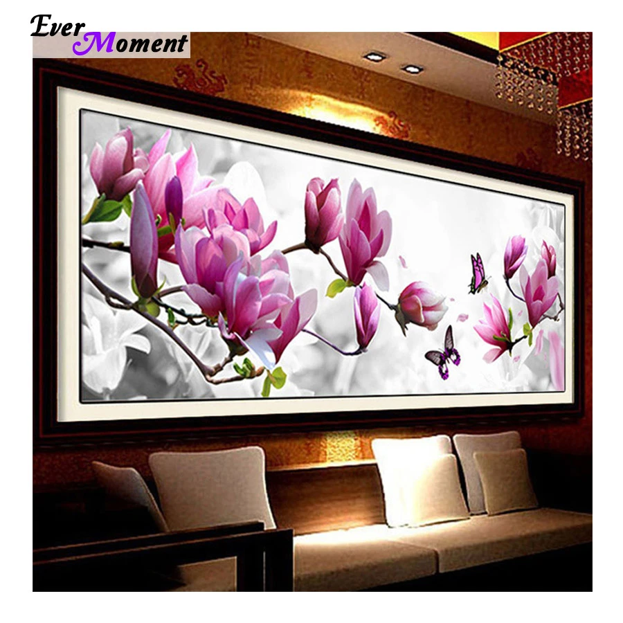 135cm 5d Diy Butterflies Play Magnolia Diamond Painting Cross Stitch Kits Diamond Mosaic Home Decor Diamond Embroidery Asf315 Diamond Embroidery 5d Diymagnolia Diamond Painting Aliexpress