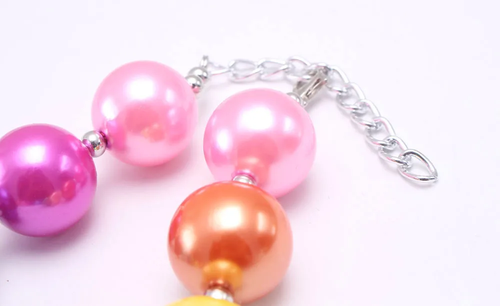 MHS. SUN/рождественское стильное детское акриловое массивное ожерелье с бусинами для девочек, милое дизайнерское детское ожерелье с бусинами, 3 стиля, новое поступление