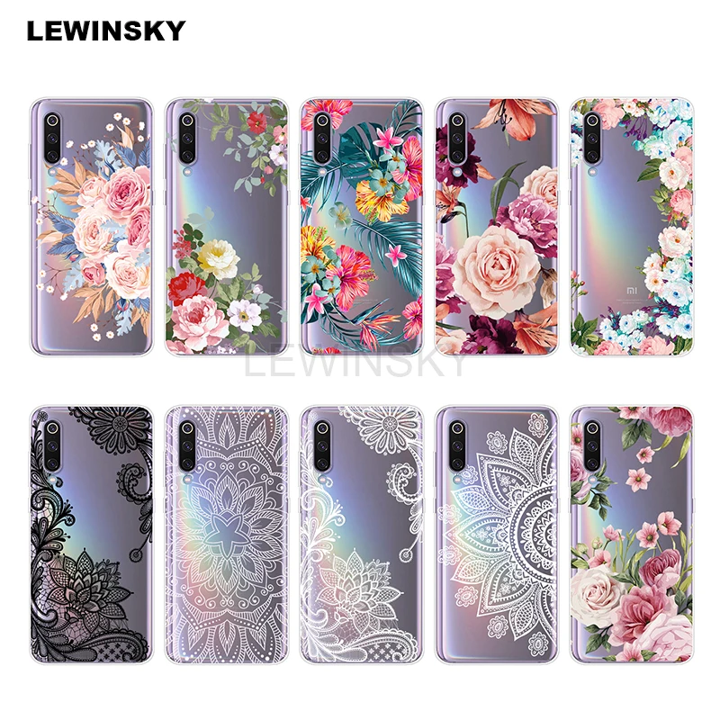 

Silicone Lace flower Soft TPU Case For Xiaomi Redmi Note 7 6 5 4 Pro 4X 5 Plus 5A Prime A1 6X PocoPhone F1 Mi 9 8 A2 lite Case