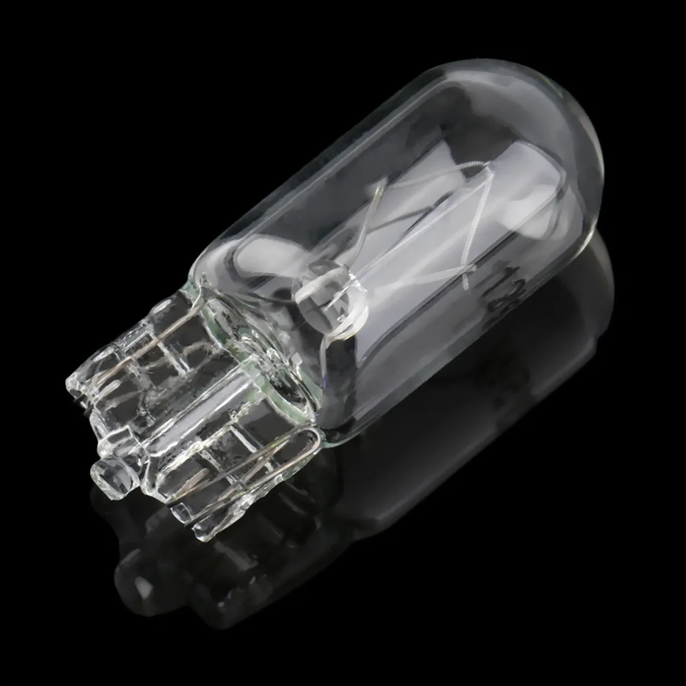 100PCS Car T10 Halogen w5w 194 158 Wedges 12v 5w Xexon Lamp Warm White Amber Instrument Light Reading Light Clearance Lamp (2)