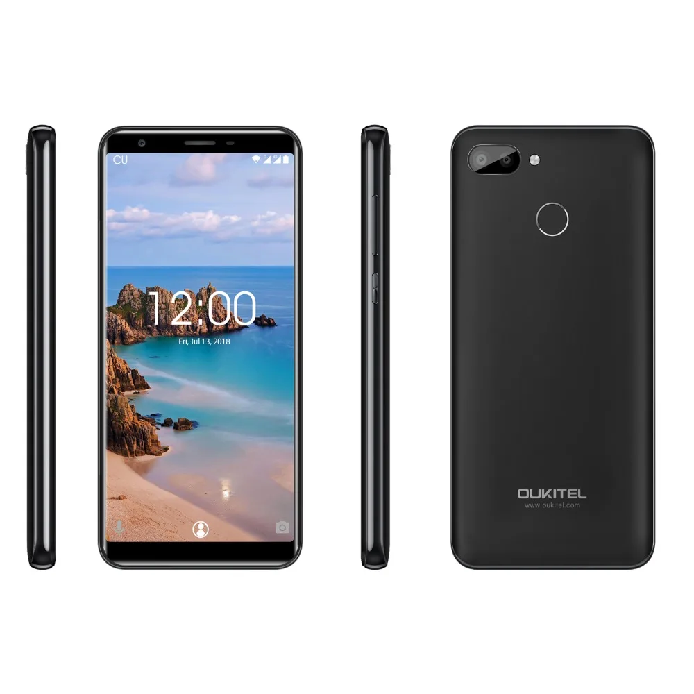 Original OUKITEL C11 Pro 5.5 inch 18:9 Android 8.1 Mobile Phone Quad Core 3GB RAM 16GB ROM 4G Cell phones 3400mAh Smartphone