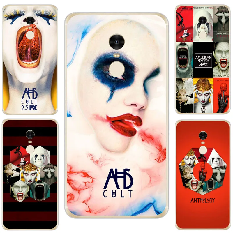 

American Horror Story super soft TPU gel cell phone shell For Red rice NOTE6 Note-5 MI 5S MI MI 8 American horror story case