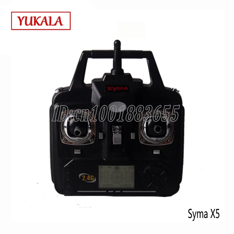 

Free shipping Wholesale 100% New Original SYMA X5C spare parts Transmitter for SYMA X5C 2.4G 4CH RC Remote Control Quadcopter