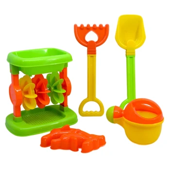

Hourglass Beach Toys 5 Piece Set Children's Parents Play Sand Water Toys