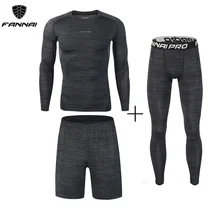 Mens Compression Pants Set Workout Fitness Sportswear Bodybuilding Tight Long Sleeves Shirts Leggings Suit Three Pieces Chothing Mens Compression Pants Set Workout Fitness Sportswear Bodybuilding Tight Long Sleeves Shirts Leggings Suit Three Pieces Chothing