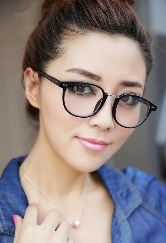 Hot Sale Eyeglass Frame Clear Glasses Full Rim Retro Spectacles Rx able