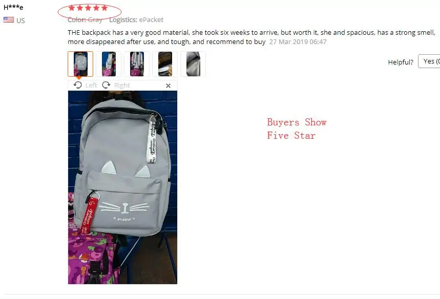 Cute Cartoon Cat Ears Backpack Girl Schoolbag for Teenage Women Back Pack Nylon School Backpack Famale Teen Bag pack