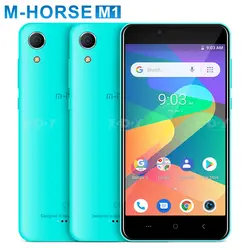 M-HORSE M1 Смартфон Android 8,1 18:9 5 дюймов мобильный телефон 1 ГБ 8 ГБ MT6580 четырехъядерный 3g Dual Sim 5MP 8MP камера мобильный телефон 2000 мАч