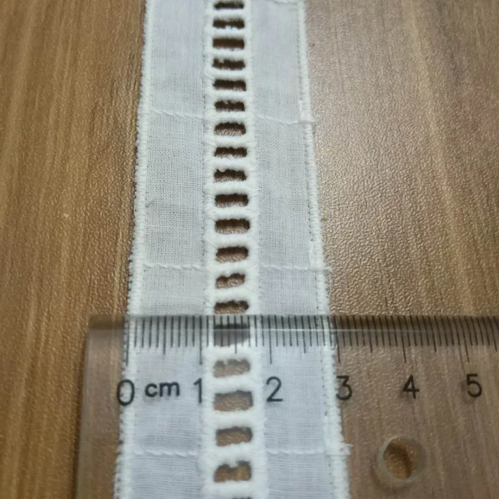 DIY Sewing Cotton Ladder Lace Embroidered 3cm width Embroidered Lace