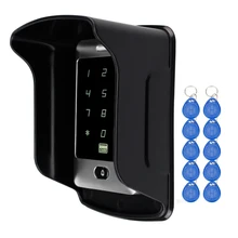 RFID автономный сенсорный металлический контроль доступа с 10 брелками 125 кГц ID Водонепроницаемый чехол для система контроля допуска к двери 8000 пользователя