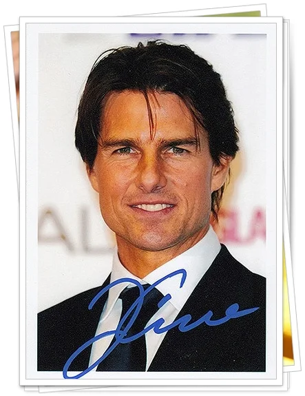 

Tom Cruise autographed original signed with pen photo picture 4*6 inches famous star new American freeshipping 06.2016 03