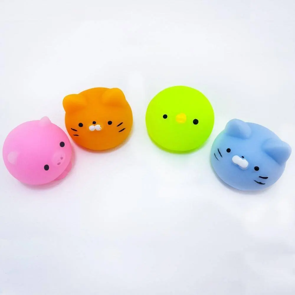Антистрессовые мягкие игрушки Мини-Мягкие силиконовые мягкие игрушки для кошек и животных, сжимаемые вручную резиновые милые мягкие игрушки
