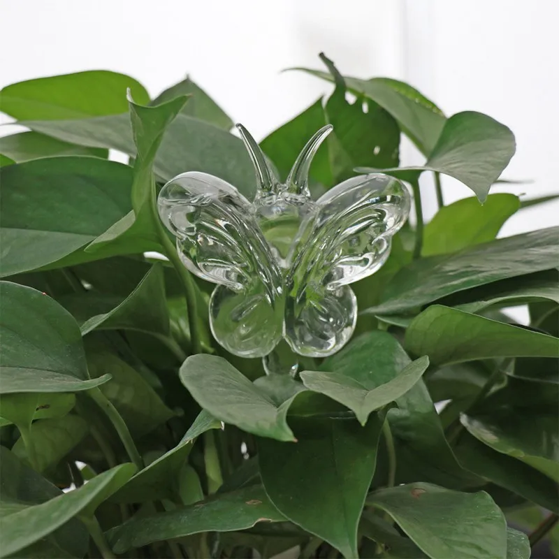 Houseplant Automatic Self Watering Glass Bird Watering Cans Flowers Plant Decorative Clear Glass Watering Device 12 Shapes - Цвет: E