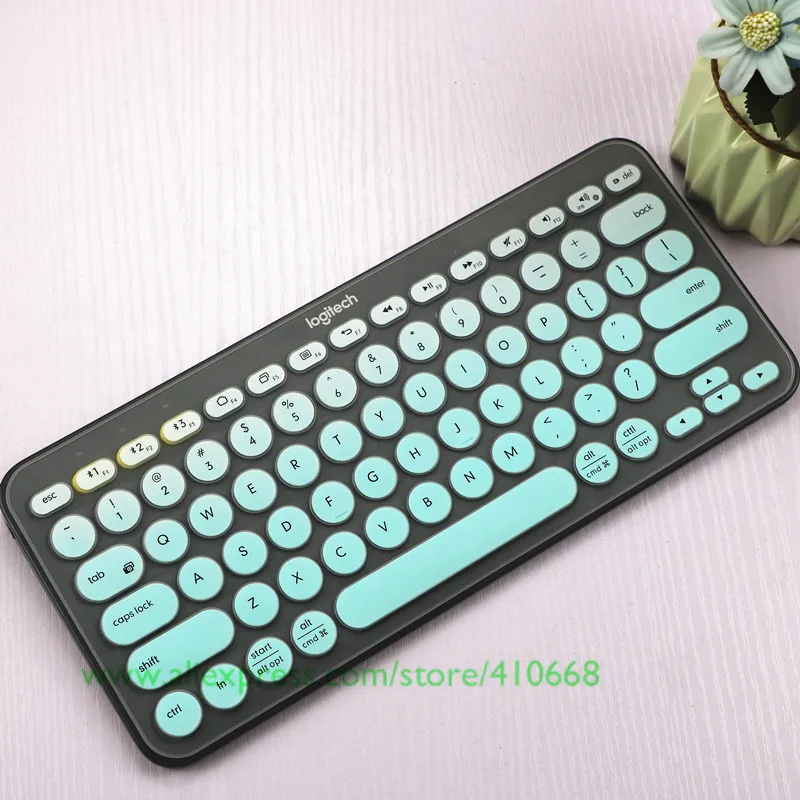 Мягкая силиконовая крышка клавиатуры защитная пленка для logitech K380 K 380 Bluetooth клавиатура мульти-устройство механическая защита кожи
