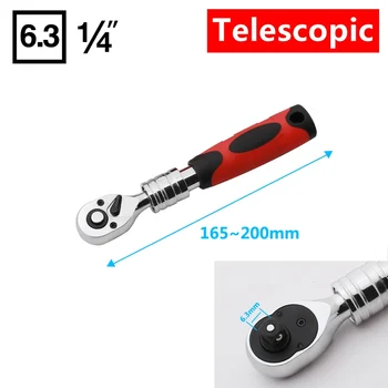 

Socket Wrench Ratchet Wrench 1/4" 3/8" 1/2" Torque Steel Repair ToolUniversal Vehicle