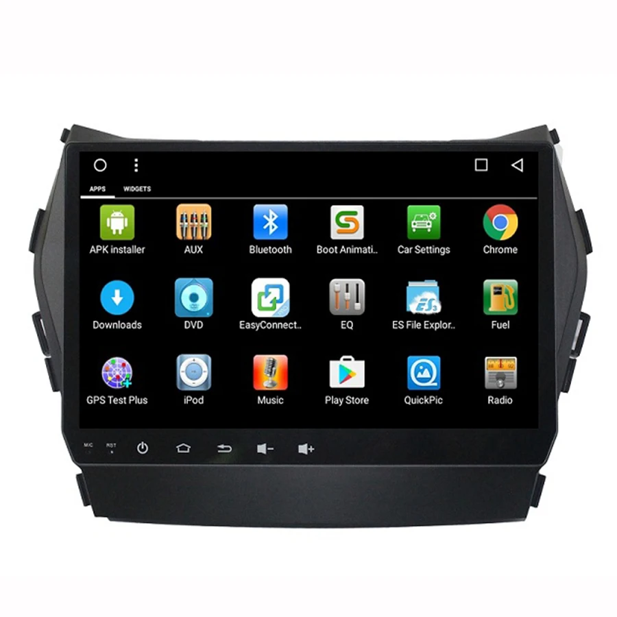 Perfect Asvegen 9 inch Android 7.1Quad Core Car GPS Navigation System Wifi Bluetooth Radio Multimedia Player For HYUNDAI Santa Fe IX45 1