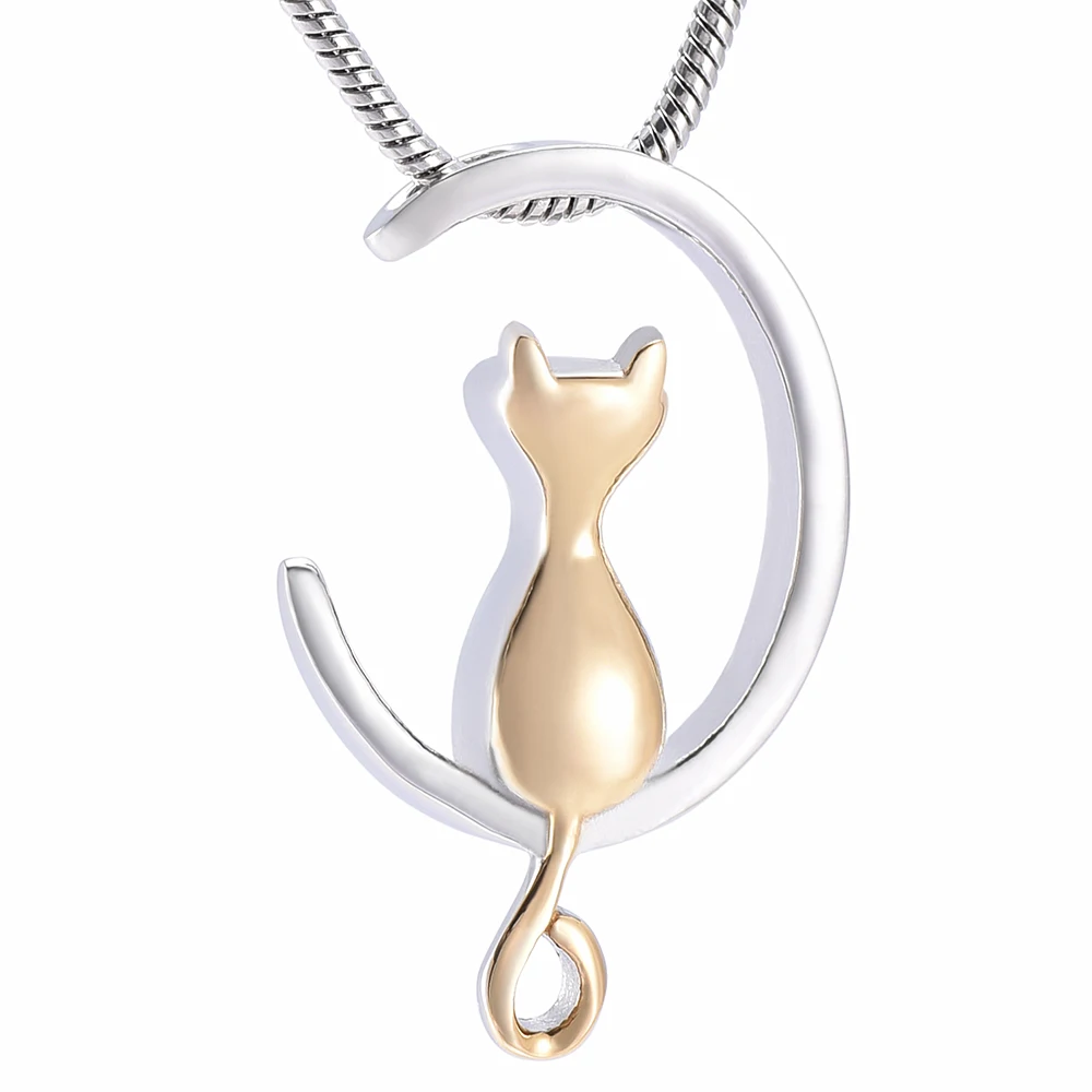 New Arrival Loss Of Pet Cat Mourning Jewelry Stainless Steel Cremation