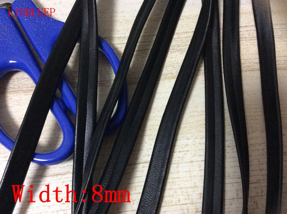 5Yards Width 8mm Bcutting Custom Bias Tape PU Leather Binding Tape