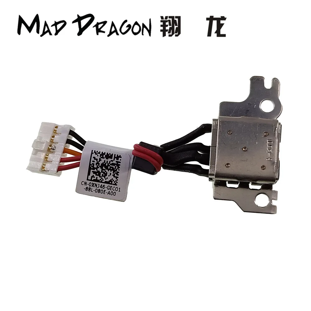 MAD DRAGON Brand Laptop DC-IN DC Power Jack Connector Socket Cable For Dell Chromebook 11 3180 Latitude 3180 3189 XNJ46 0XNJ46 MAD DRAGON Brand Laptop DC-IN DC Power Jack Connector Socket Cable For Dell Chromebook 11 3180 Latitude 3180 3189 XNJ46 0XNJ46