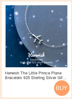 Herwish, Маленький принц, розовое ожерелье с подвеской, 925 пробы, серебряное ожерелье, Женские Ювелирные изделия