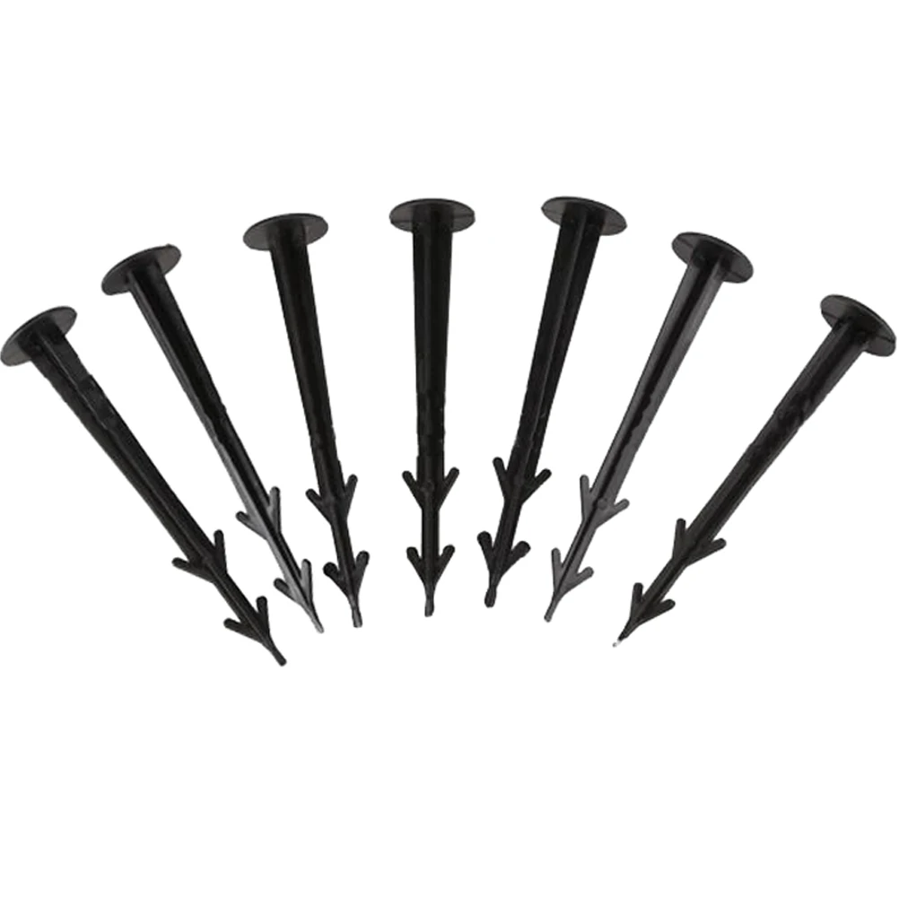 50 Pcs 4.5" Landscape Anchoring Spikes Sturdy Fabric Pegs Plastic