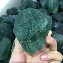 1 шт., большой размер, натуральный сырой зеленый флюорит, необработанный камень, натуральные кристаллы кварца, минеральный энергетический камень для исцеления
