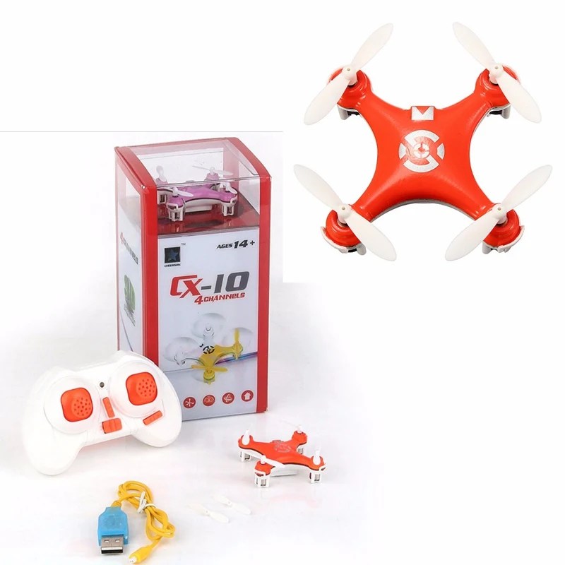 

Cheerson CX-10 CX10 RC Quadcopter 4-CH 2.4GHz 6-Axle Gyro Mini Drone Helicopter Mode 1 Mode2