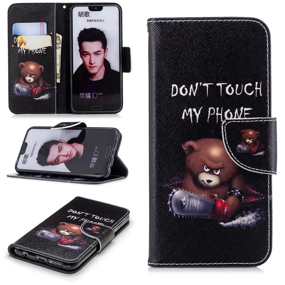 Для huawei P Smart Plus P9 P20 P30 Pro mate 10 20 Lite Y5 Y6 Y7 Модный кожаный бумажник чехол милый Подсолнух откидная крышка P07Z