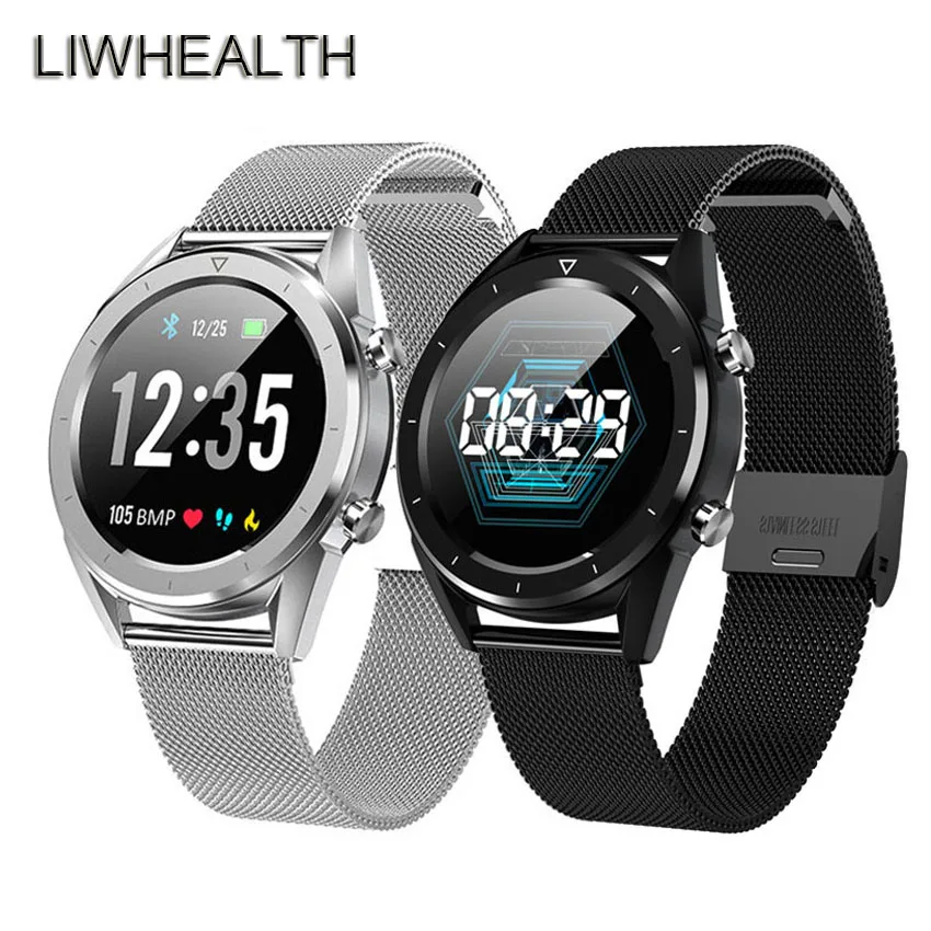 ECG/PPG 360 цветной Смарт-часы Pulseira Inteligente фитнес-трекер Smartband для Iphone/Xiao mi/Honor VS mi Band 3/Fit