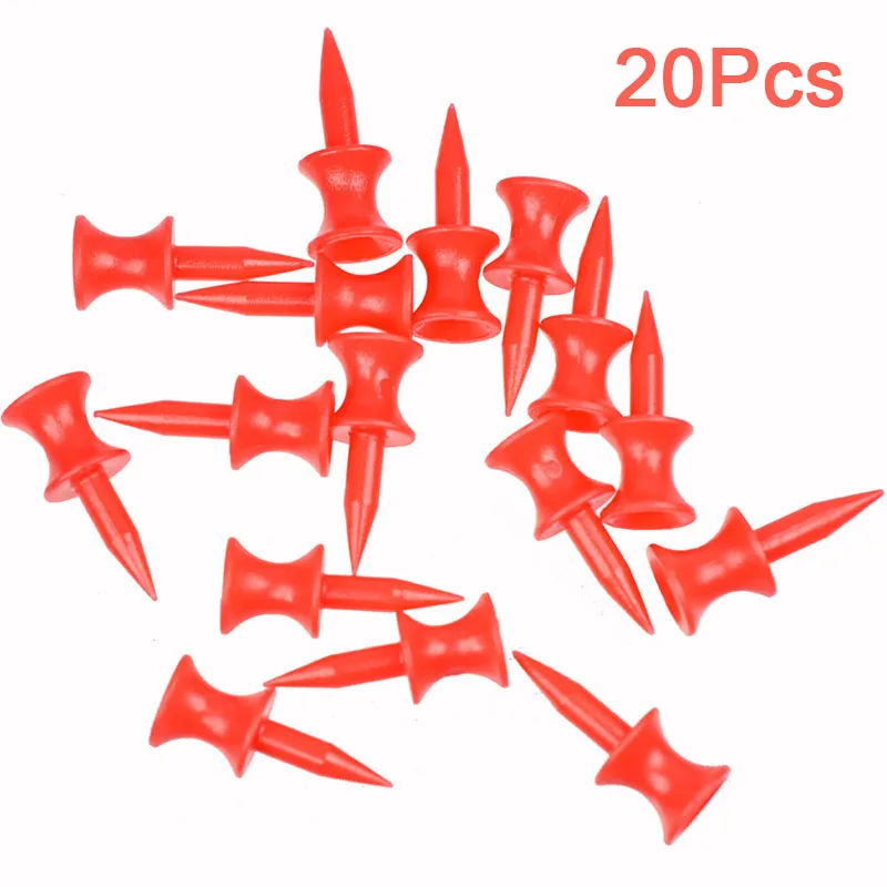 20Pcs Outdoor Sports Golf Tee Sport Double-deck Golf Ball Tees 30MM golf aid golf equiptment Hot sale