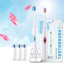 Взрослые звуковые электрические зубные щетки Dupont головка акустическая электрическая зубная щетка перезаряжаемая электрическая зубная щетка розовый синий