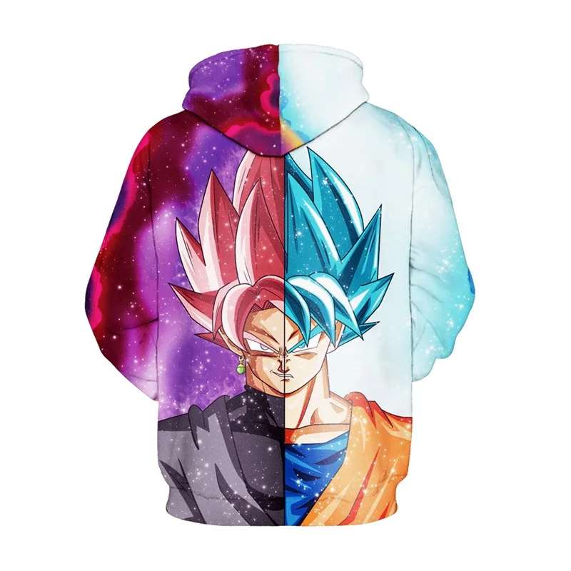 Dragon Ball толстовки 3D с капюшоном Z худи в стиле аниме пуловер осенний спортивный