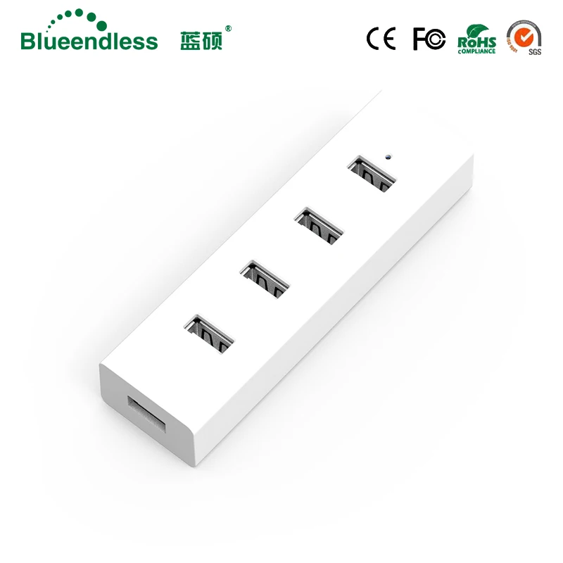 Blueendless H405U3 USB 3.0 HUB 4 Ports Super Speed 5GBPS USB Splitter with ON/OFF For Computer Peripherals Accessories