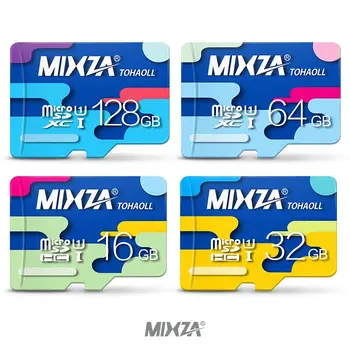 MIXZA Memory Card 128GB 64GB 32GB 16GB micro sd card Class10 UHS-1 8GB Class6 flash card Memory Microsd for Smartphone/Tablet