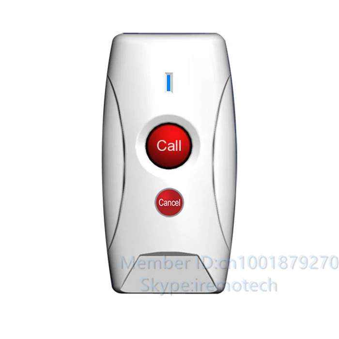 

2-button waterproof call button ,wireless transmitter button , waiter call, beach waiter call
